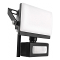 Proiettore LED con sensore di movimento e sensore crepuscolare TAMBO EVO LED/10W/230V 4000K IP44 nero