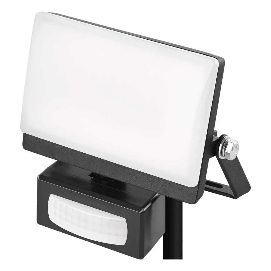 Proiettore LED con sensore di movimento e sensore crepuscolare TAMBO EVO LED/10W/230V 4000K IP44 nero