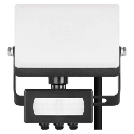 Proiettore LED con sensore di movimento e sensore crepuscolare TAMBO EVO LED/10W/230V 4000K IP44 nero