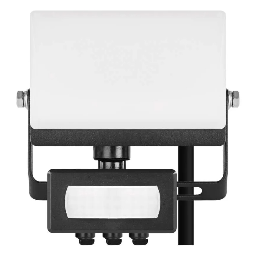Proiettore LED con sensore di movimento e sensore crepuscolare TAMBO EVO LED/10W/230V 4000K IP44 nero