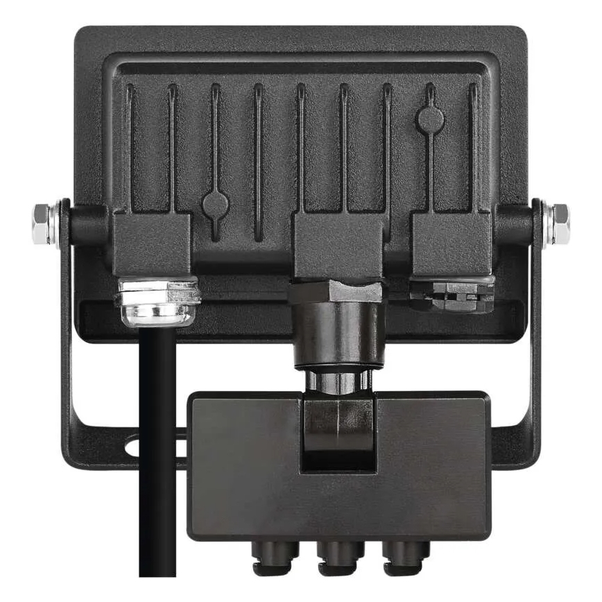 Proiettore LED con sensore di movimento e sensore crepuscolare TAMBO EVO LED/10W/230V 4000K IP44 nero