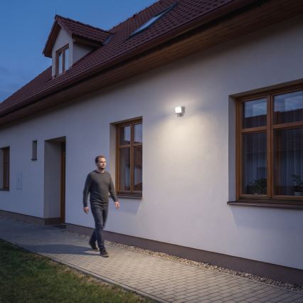 Proiettore LED con sensore di movimento e crepuscolare TAMBO EVO LED/20W/230V 4000K IP44 nero