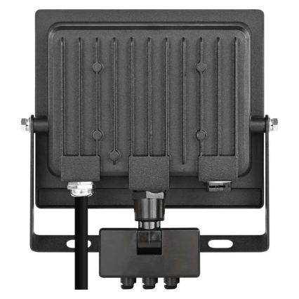 Proiettore LED con sensore di movimento e crepuscolare TAMBO EVO LED/30W/230V 4000K IP44 nero