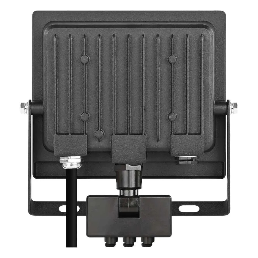 Proiettore LED con sensore di movimento e crepuscolare TAMBO EVO LED/30W/230V 4000K IP44 nero