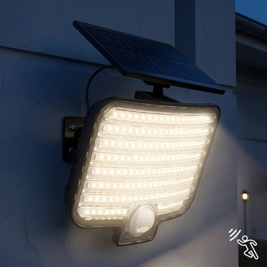 Proiettore LED con sensore e pannello solare ALEX LED/5,5W/3,7V 1200 mAh IP44