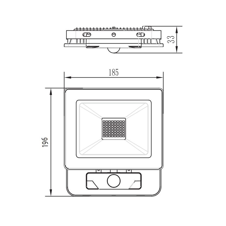Proiettore LED con sensore LED/30W/230V IP54