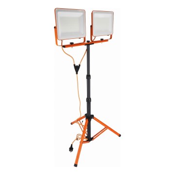 Proiettore LED con stativo 2xLED/100W/230V 4500K IP65 arancione