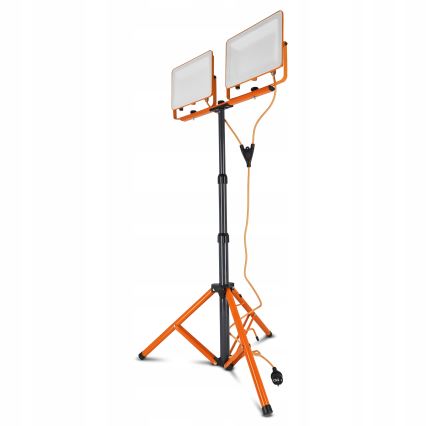 Proiettore LED con stativo 2xLED/100W/230V 4500K IP65 arancione