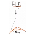 Proiettore LED con stativo 2xLED/100W/230V 4500K IP65 nero/arancione