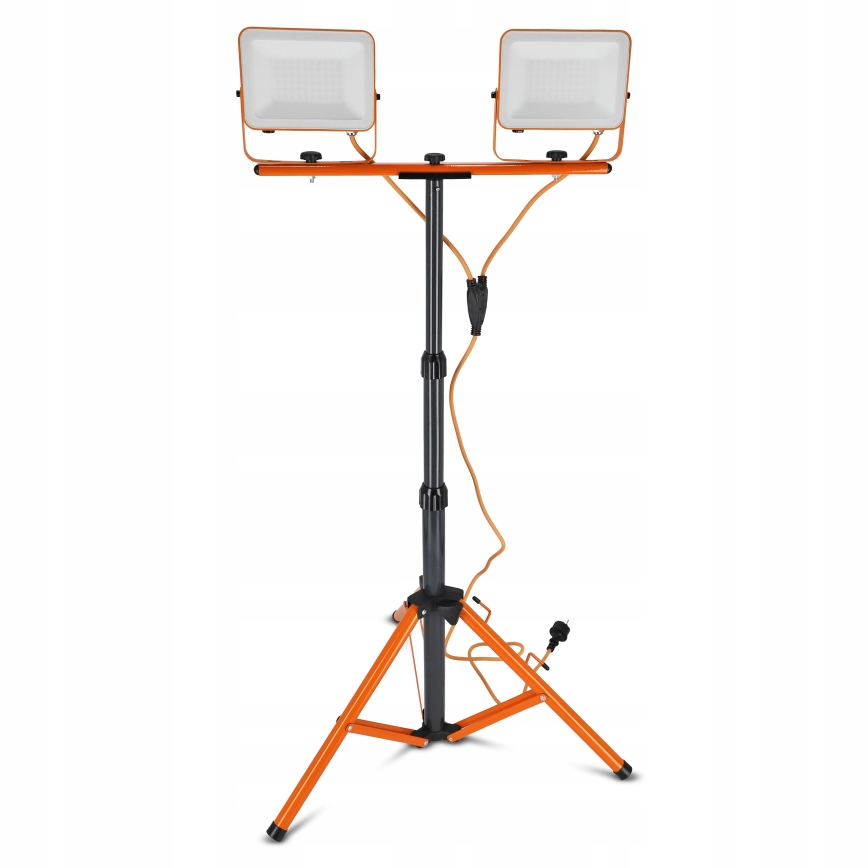 Proiettore LED con stativo 2xLED/50W/230V 4500K IP65 arancione