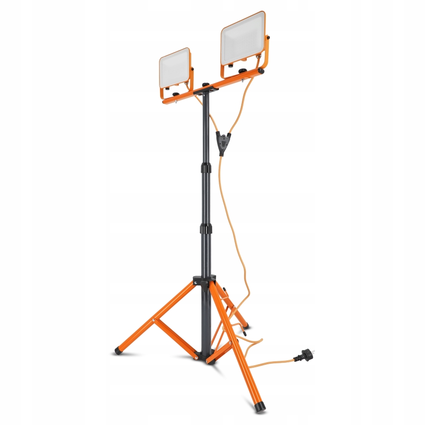 Proiettore LED con stativo 2xLED/50W/230V 4500K IP65 arancione