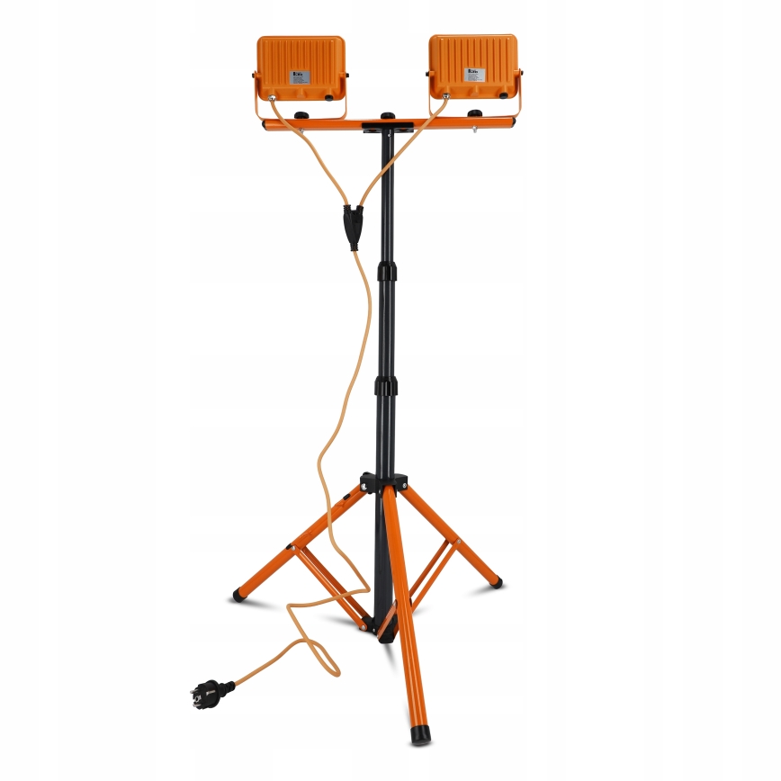 Proiettore LED con stativo 2xLED/50W/230V 4500K IP65 arancione