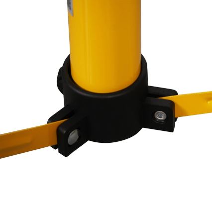 Proiettore LED con stativo 2× LED da 50 W, 230 V, 6500 K, IP65, giallo