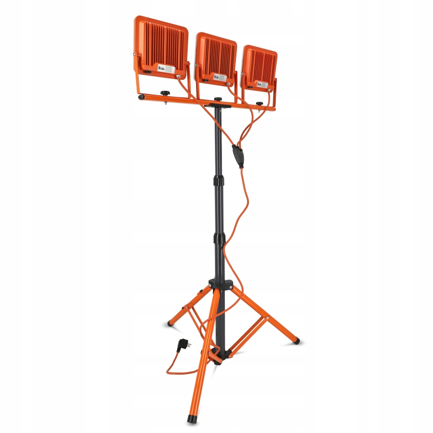 Proiettore LED con stativo 3xLED/50W/230V 4500K IP65 arancione