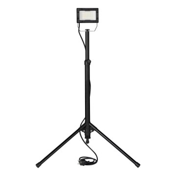 Proiettore LED con supporto, 20 W, 230 V, 5000 K, IP65, nero