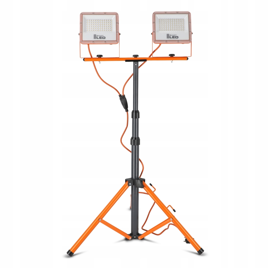 Proiettore LED con treppiede 2xLED/50W/230V 4500K IP65 arancione