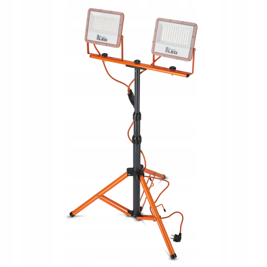 Proiettore LED con treppiede 2xLED/50W/230V 4500K IP65 arancione