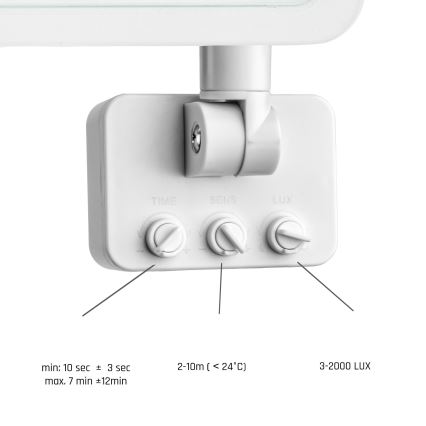 Proiettore LED da esterno con sensore NOCTIS LUX 2 LED/50W/230V 4000K IP44 bianco