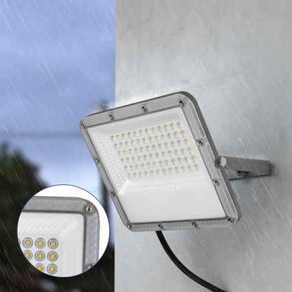 Proiettore LED da esterno LED/100W/230V 4500K IP65 grigio