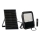 Proiettore LED dimmerabile con pannello solare e dusk sensore LED/15W/15000 mAh 3,2V IP65 + telecomando