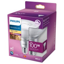 Proiettore LED dimmerabile lampadina Philips E27/13W/230V 2700K