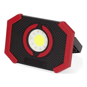 Proiettore LED dimmerabile ricaricabile con power bank LED/10W/3000 mAh IPX2