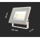 Proiettore LED LED/20W/230V 3000K IP65 bianco