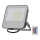 Proiettore LED RGBW dimmerabile LED/50W/230V IP65 grigio + telecomando