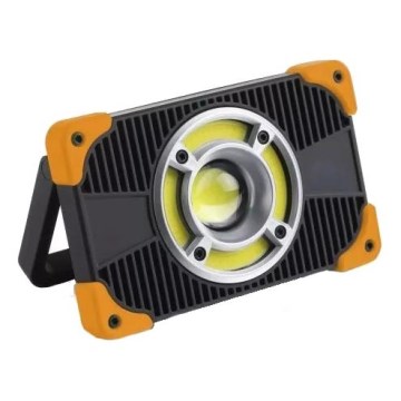 Proiettore LED ricaricabile con altoparlante LED/10W/5V USB 6500K IP44 2000 mAh