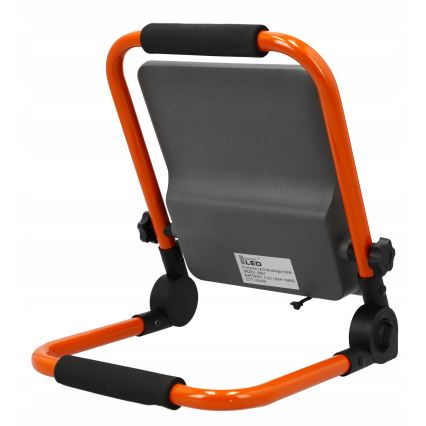 Proiettore LED ricaricabile con stativo LED/50W/3,2V 4500K 10000 mAh IP65 arancione