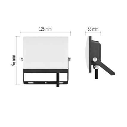 Proiettore LED TAMBO EVO LED/20W/230V 4000K IP65 nero