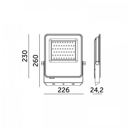 Proiettore LED ULSAN LED/100W/230V 4000K IP65