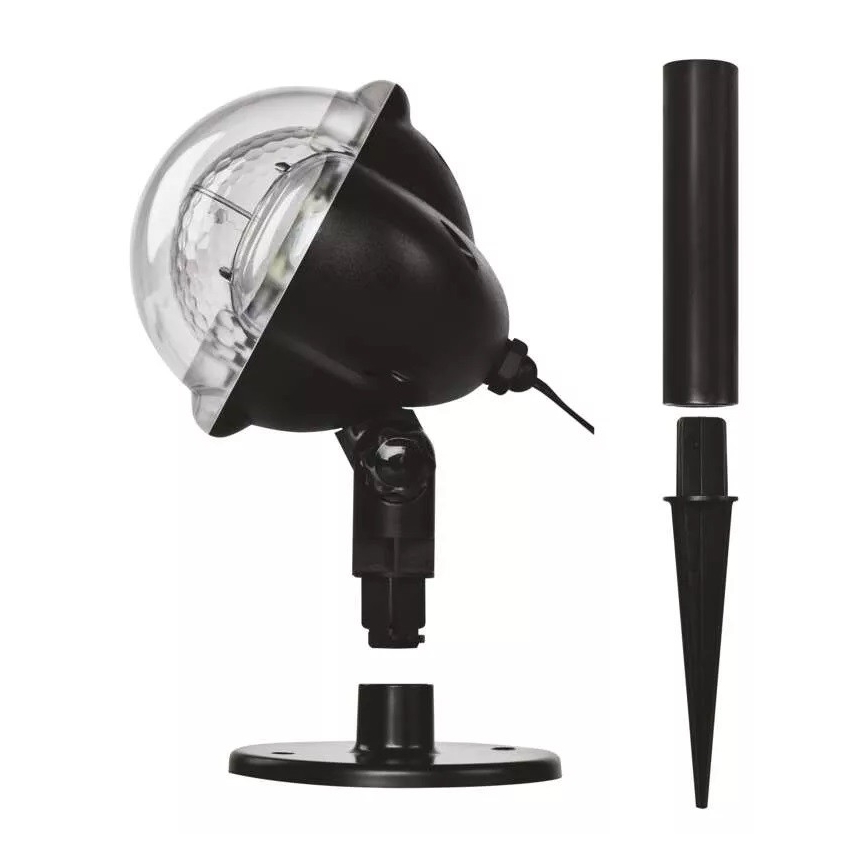 Proiettore natalizio LED da esterno LED/3,6W/230V IP44 bianco caldo/freddo