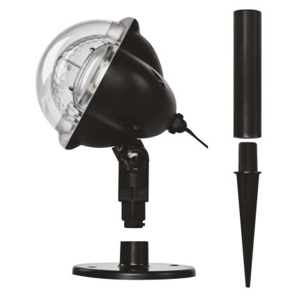 Proiettore natalizio LED per esterni LED/4W/230V IP44 luce bianca fredda
