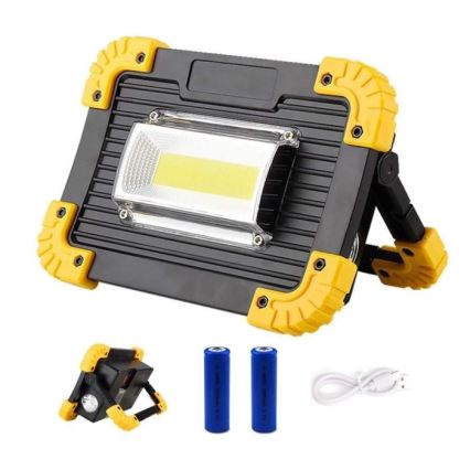 Proiettore ricaricabile a LED LED/10W/4000 mAh 3xAA