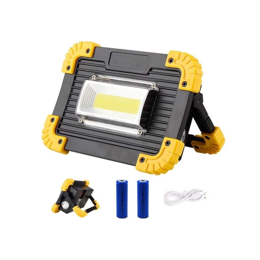 Proiettore ricaricabile a LED LED/10W/4000 mAh 3xAA