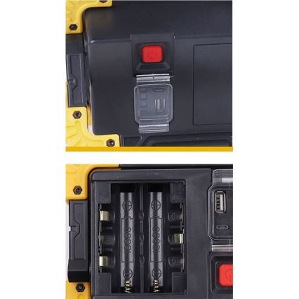Proiettore ricaricabile a LED LED/10W/4000 mAh 3xAA