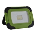 Proiettore ricaricabile a LED SAMSUNG CHIP LED/10W/3,7V IP44 6400K 3600 mAh verde