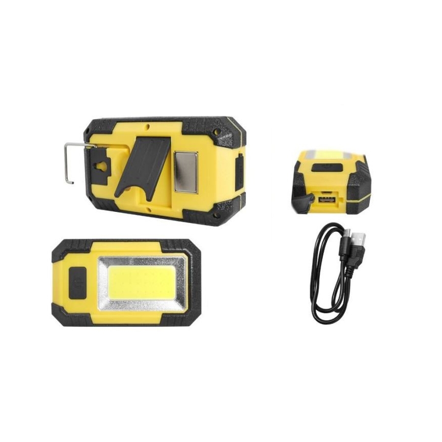 Proiettore ricaricabile LED/10W/4000 mAh 6000K IP44