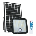 Proiettore solare da esterno con sensore LED/30W/6,4V 4000K IP65 6000 mAh + telecomando