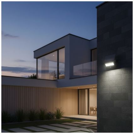 Proiettore solare LED con sensore NCS G2 LED/10W/3,7V 3000/4000/6500K IP54 1800 mAh