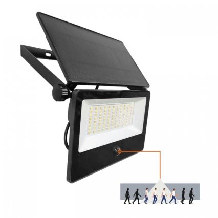 Proiettore solare LED con sensore NCS G2 LED/30W/3,7V 3000/4000/6500K IP54 5200 mAh