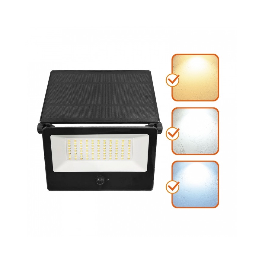 Proiettore solare LED con sensore NCS G2 LED/30W/3,7V 3000/4000/6500K IP54 5200 mAh