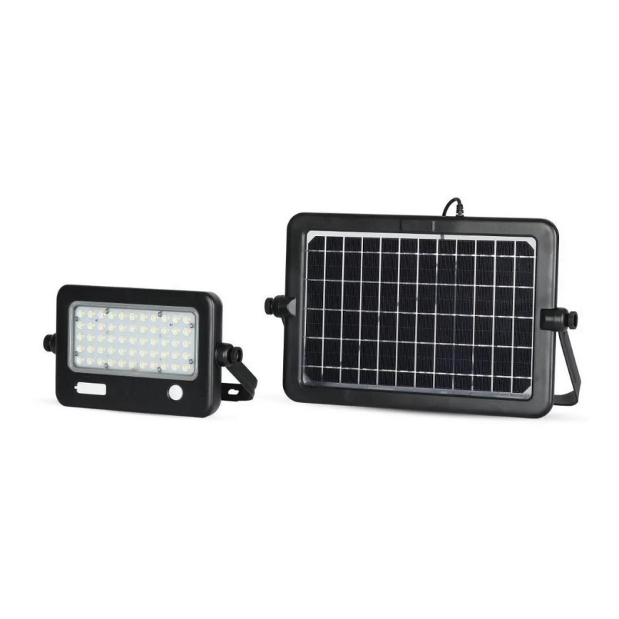 Proiettore solare LED dimmerabile con sensore LED/10W/3,7V 4000K IP65 + porta USB