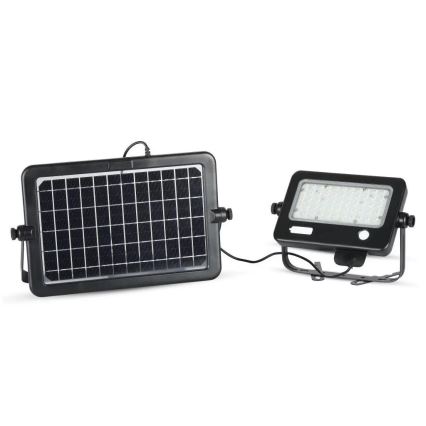 Proiettore solare LED dimmerabile con sensore LED/10W/3,7V 4000K IP65 + porta USB