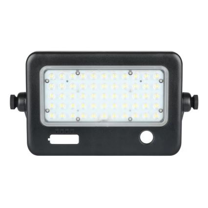 Proiettore solare LED dimmerabile con sensore LED/10W/3,7V 4000K IP65 + porta USB