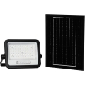Proiettore solare LED dimmerabile LED/100W/3,2V 2000-8000K IP65 5000 mAh nero + telecomando