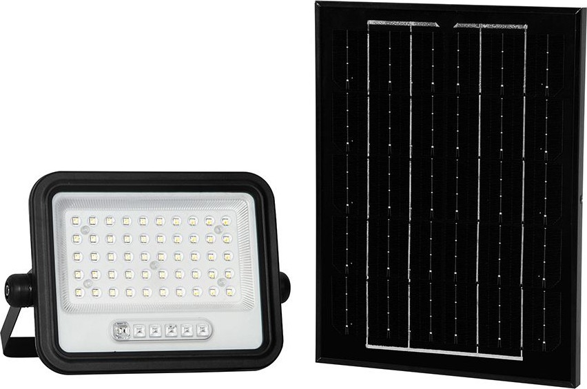 Proiettore solare LED dimmerabile LED/100W/3,2V 2000-8000K IP65 5000 mAh nero + telecomando