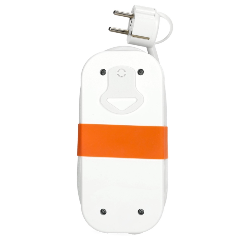 Prolunga 2Z + 2xUSB 1,4 m bianco
