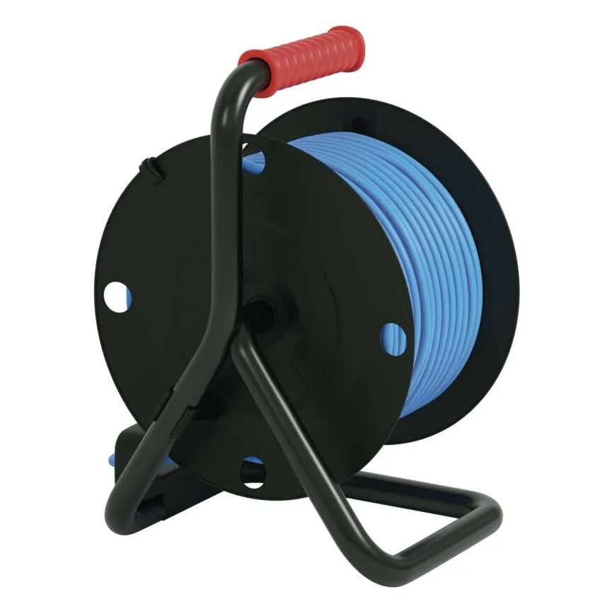 Prolunga con avvolgicavo con 4 prese 25m silicone IP44